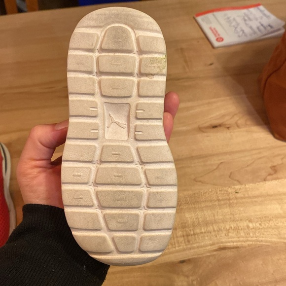 Red toddler running shoes unisex - Picture 2 of 4